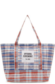 Opening Ceremony - White & Red Medium Chinatown Tote