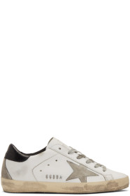 Golden Goose - Baskets blanches et noires Superstar