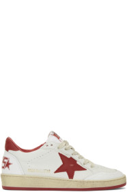 Golden Goose - Baskets blanches Ball Star