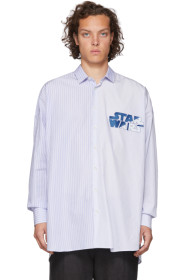 Etro - Chemise rayée bleue édition Star Wars
