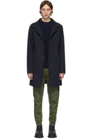49Winters - Navy One Layer Mac Coat