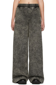 S.R. STUDIO. LA. CA. - Jean ample noir Mineral Wash