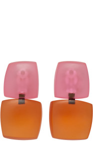 Monies - Orange & Pink Izzy Earrings