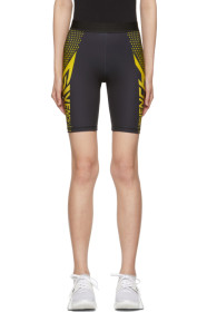 Givenchy - Black & Yellow Neoprene Bike Shorts