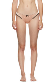 Agent Provocateur - Culotte rose et noire Felinda