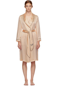 Agent Provocateur - Pink Silk Classic Short Robe