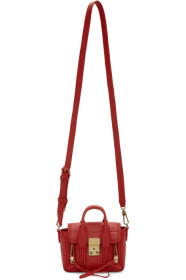 3.1 Phillip Lim - Sac rouge Shark Nano Pashli