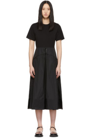 3.1 Phillip Lim - ブラック T シャツ ドレス