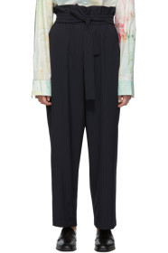 3.1 Phillip Lim - Navy Paperbag Waist Trousers