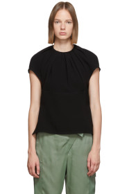 3.1 Phillip Lim - Black Pleated Short Blouse
