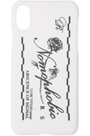 Raf Simons - White Nomophobic iPhone X Case