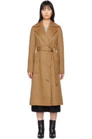 The Loom - Tan Mohair & Wool Woven Coat