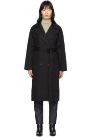 The Loom - Black Oversized Trench Coat