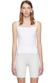 Gil Rodriguez - White Lapointe Square Neck Tank Top