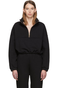 Gil Rodriguez - Black Diana Half-Zip Sweatshirt