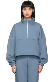Gil Rodriguez - Blue Diana Half-Zip Sweatshirt