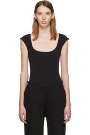 Gil Rodriguez - Black El Tigre Cap Sleeve Bodysuit