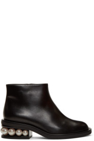 Nicholas Kirkwood - Black Casati Pearl Ankle Boots