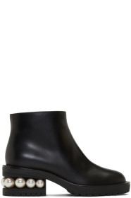 Nicholas Kirkwood - Black Casati Pearl Ankle Boots