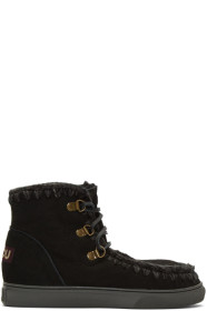 Mou - Bottes lacées noires Sneaker