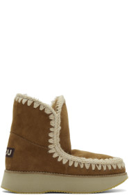 Mou - Bottes brunes Running 18