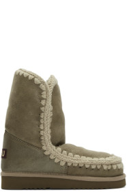 Mou - Bottes mi-mollet taupe 24