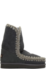 Mou - Bottes mi-mollet grises 24