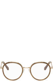Chloé - Lunettes rondes kaki