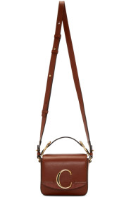 Chloé - Sac brun Mini 'Chloé C'