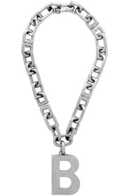 Balenciaga - Collier argenté B