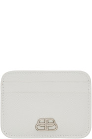 Balenciaga - White BB Card Holder
