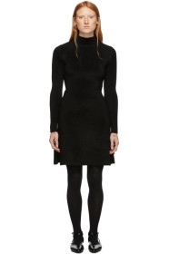 Balenciaga - Black Knit A-Line Dress