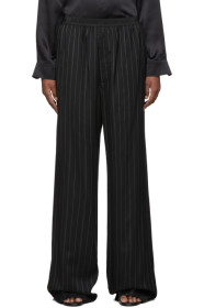 Balenciaga - Black Fluid Tailored Trousers