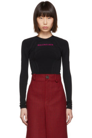 Balenciaga - Black Athletic Long Sleeve T-Shirt