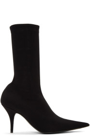 Balenciaga - Black Jersey Knife Booties