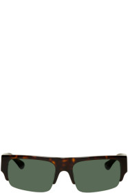 Dries Van Noten - Tortoiseshell Linda Farrow Edition Bridge Sunglasses