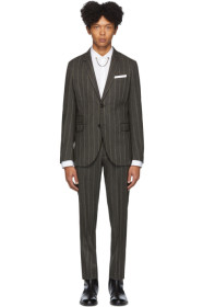 Neil Barrett - Grey Pinstripe Suit