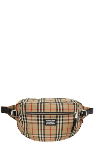Burberry - Beige Vintage Check Belt Bag