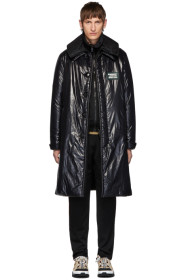Burberry - Black Down Car Coat