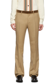 Burberry - Tan Formal Trousers