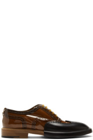 Burberry - Black & Brown Transparent Len Brogues