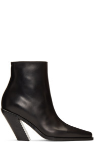 Ann Demeulemeester - 黑色楔形高跟踝靴