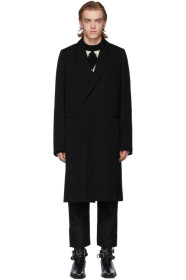 Ann Demeulemeester - Black Wool Coat