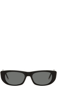 Thom Browne - Black Oval Sunglasses
