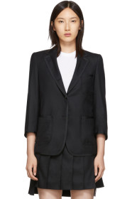 Thom Browne - Black Sack GG Tipping Jacket