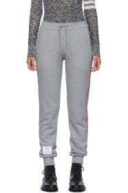 Thom Browne - Grey Classic Loopback Stripe Lounge Pants