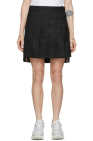 Thom Browne - Black Low-Rise Miniskirt