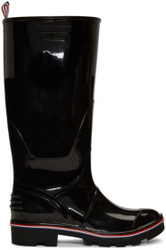 Thom Browne - Bottes de pluie noires Wellington