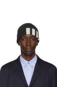 Thom Browne - Grey Cashmere 4-Bar Beanie