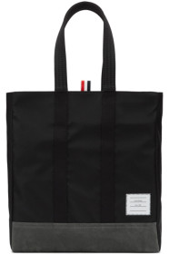 Thom Browne - Black Unstructured Tote